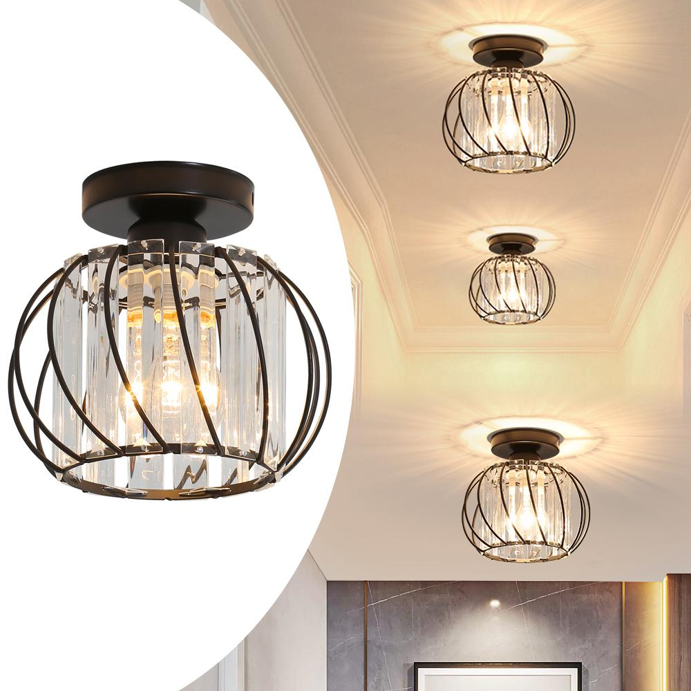 StrahlSatz: Lampada da soffitto in vetro moderna e semplice set da 2 – decorativa ed energeticamente efficiente per corridoi e aree living