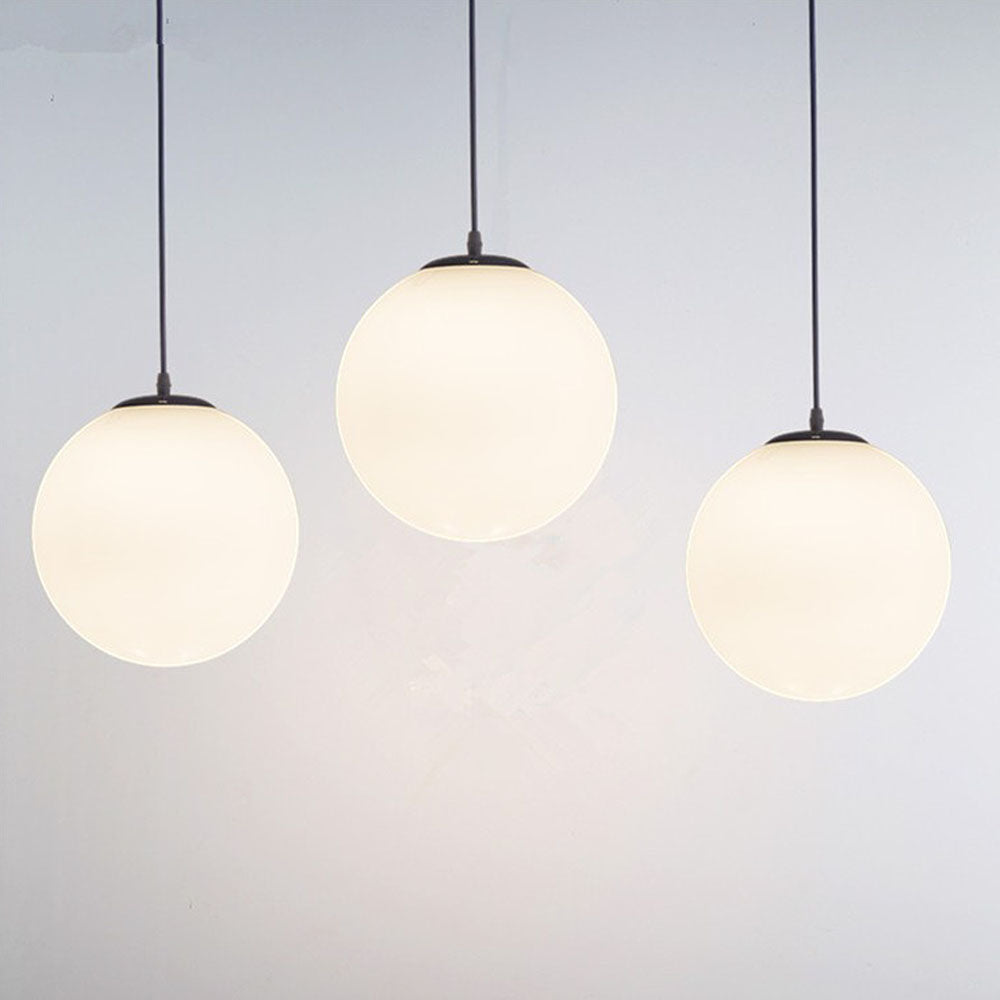 StrahlTafel: Lampada a sospensione in vetro moderna, decorativa ed energeticamente efficiente per sala da pranzo e cucina