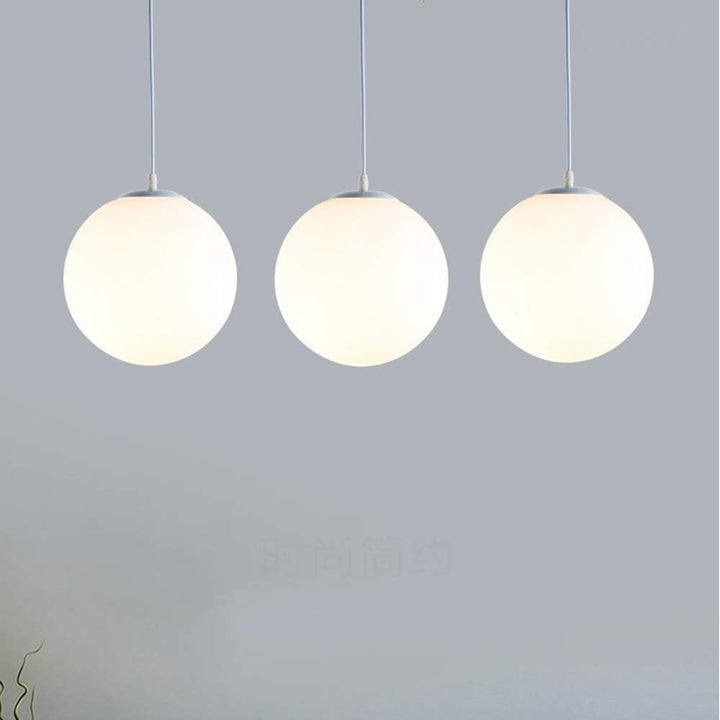 StrahlTafel: Lampada a sospensione in vetro moderna, decorativa ed energeticamente efficiente per sala da pranzo e cucina
