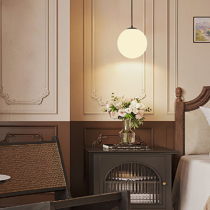 StrahlTafel: Lampada a sospensione in vetro moderna, decorativa ed energeticamente efficiente per sala da pranzo e cucina
