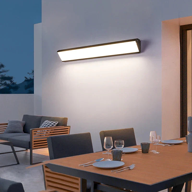 StrahlWerk: Applique LED moderna per esterni – Impermeabile, a risparmio energetico e resistente alle intemperie