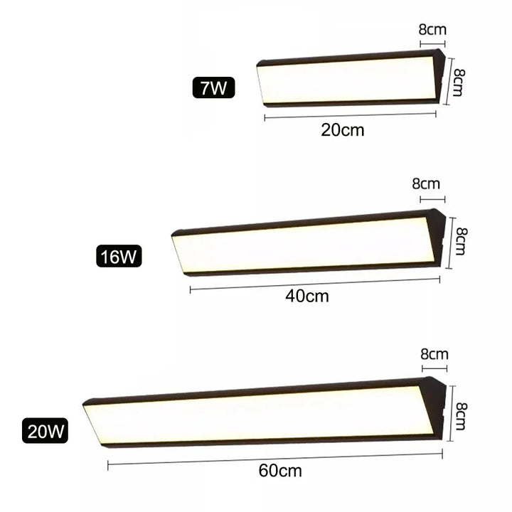StrahlWerk: Moderno Applique LED da Esterno – Impermeabile, Risparmio Energetico &amp; Resistente alle Intemperie