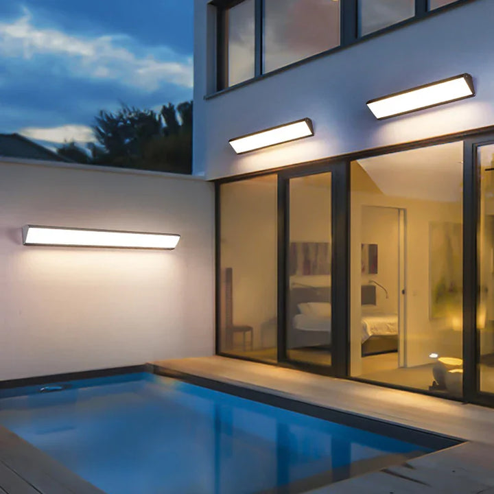 StrahlWerk: Moderno Applique LED da Esterno – Impermeabile, Risparmio Energetico &amp; Resistente alle Intemperie