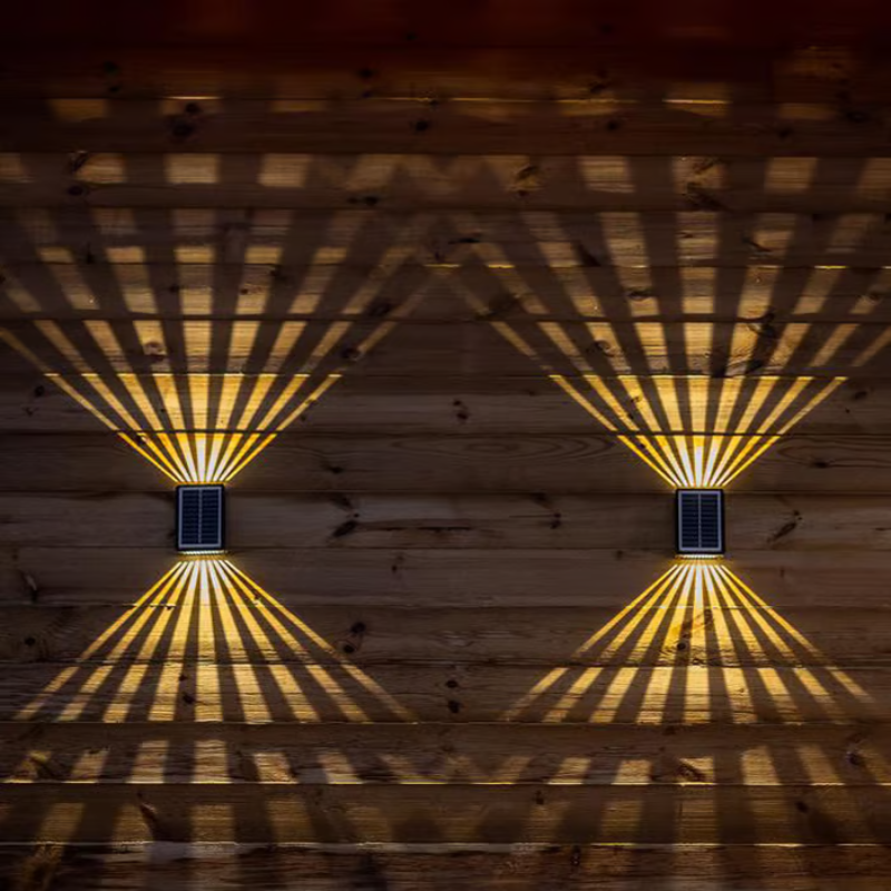 SunWave™ – Lampes murales solaires étanches pour l&