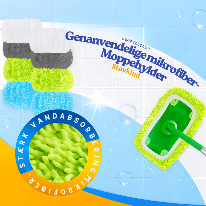 SwiftClean™ – Panni in Microfibra Riutilizzabili