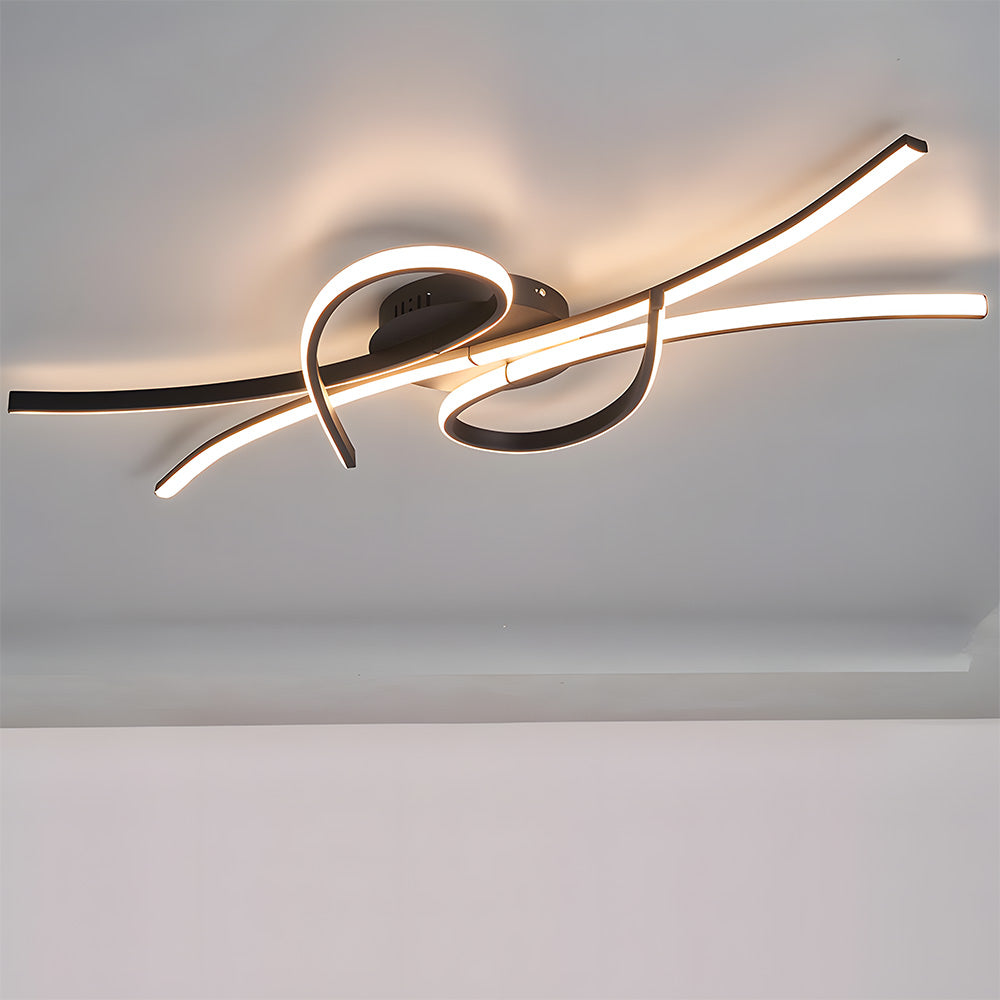 SymphonieLicht: Lampada da soffitto LED a note musicali – unica e decorativa per soggiorno e camera da letto
