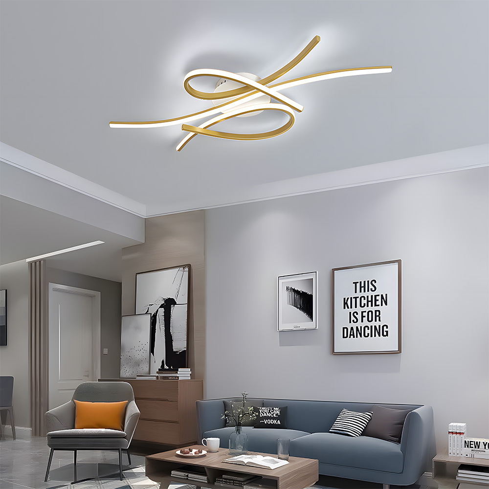SymphonieLicht: Lampada da soffitto LED a note musicali – unica e decorativa per soggiorno e camera da letto