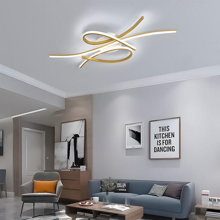 SymphonieLicht: Lampada da soffitto LED a note musicali – unica e decorativa per soggiorno e camera da letto