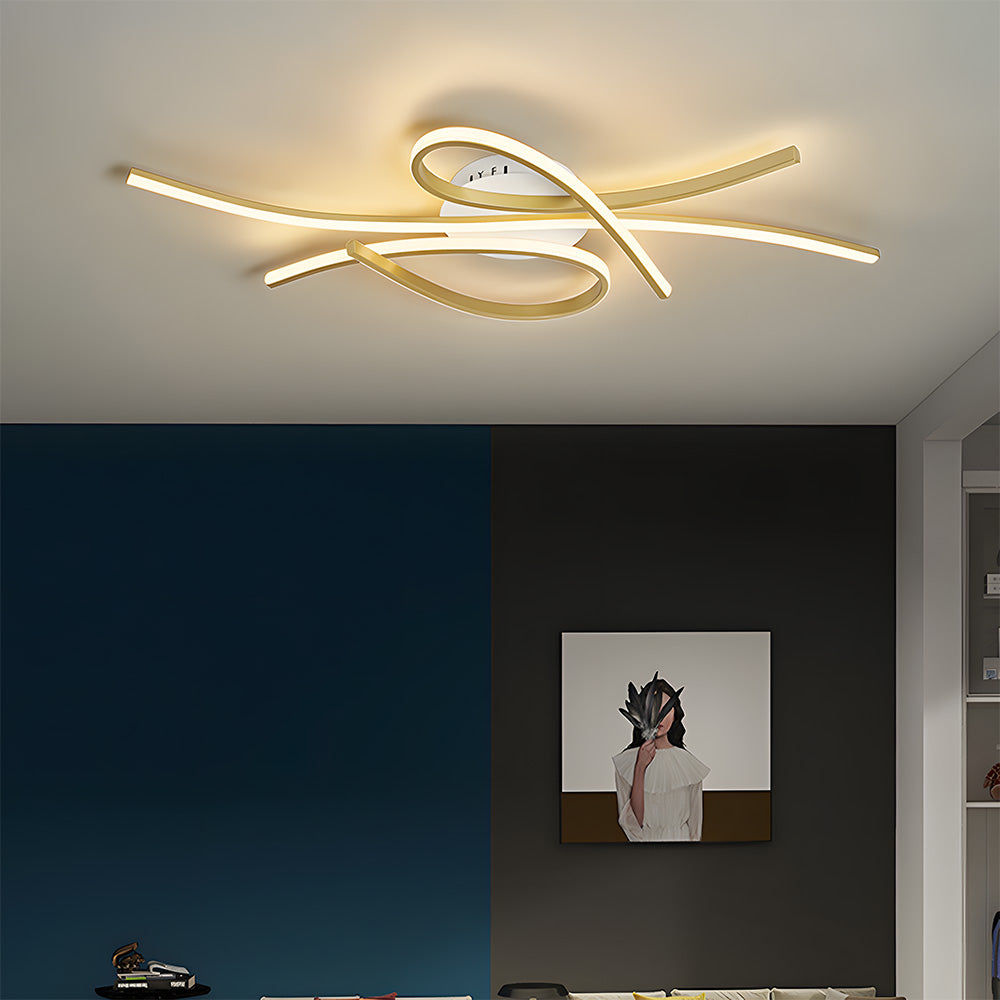 SymphonieLicht: Lampada da soffitto LED a note musicali – unica e decorativa per soggiorno e camera da letto