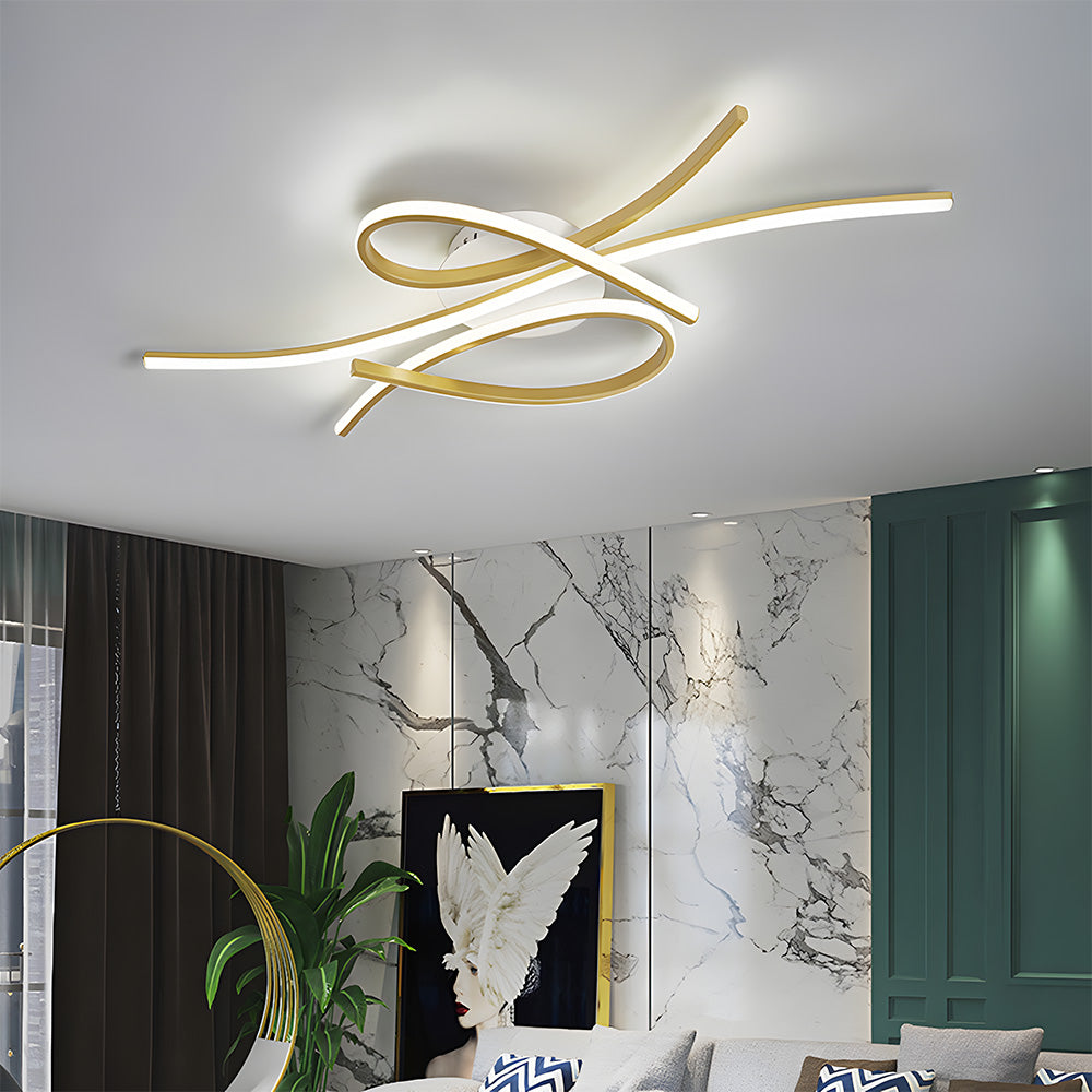 SymphonieLicht: Lampada da soffitto LED a note musicali – unica e decorativa per soggiorno e camera da letto
