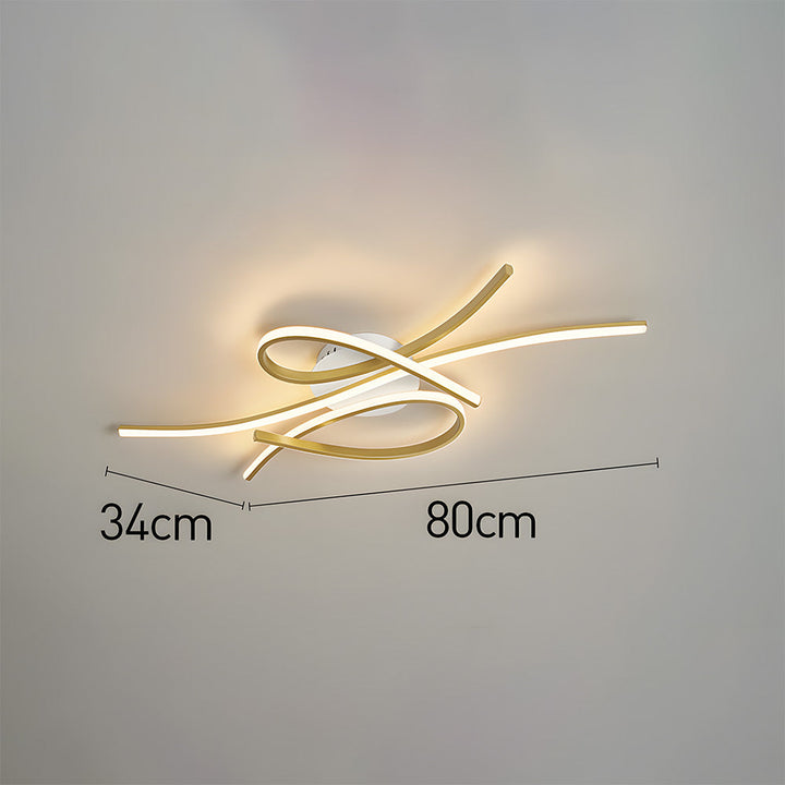 SymphonieLicht: Lampada da soffitto LED a note musicali – unica e decorativa per soggiorno e camera da letto