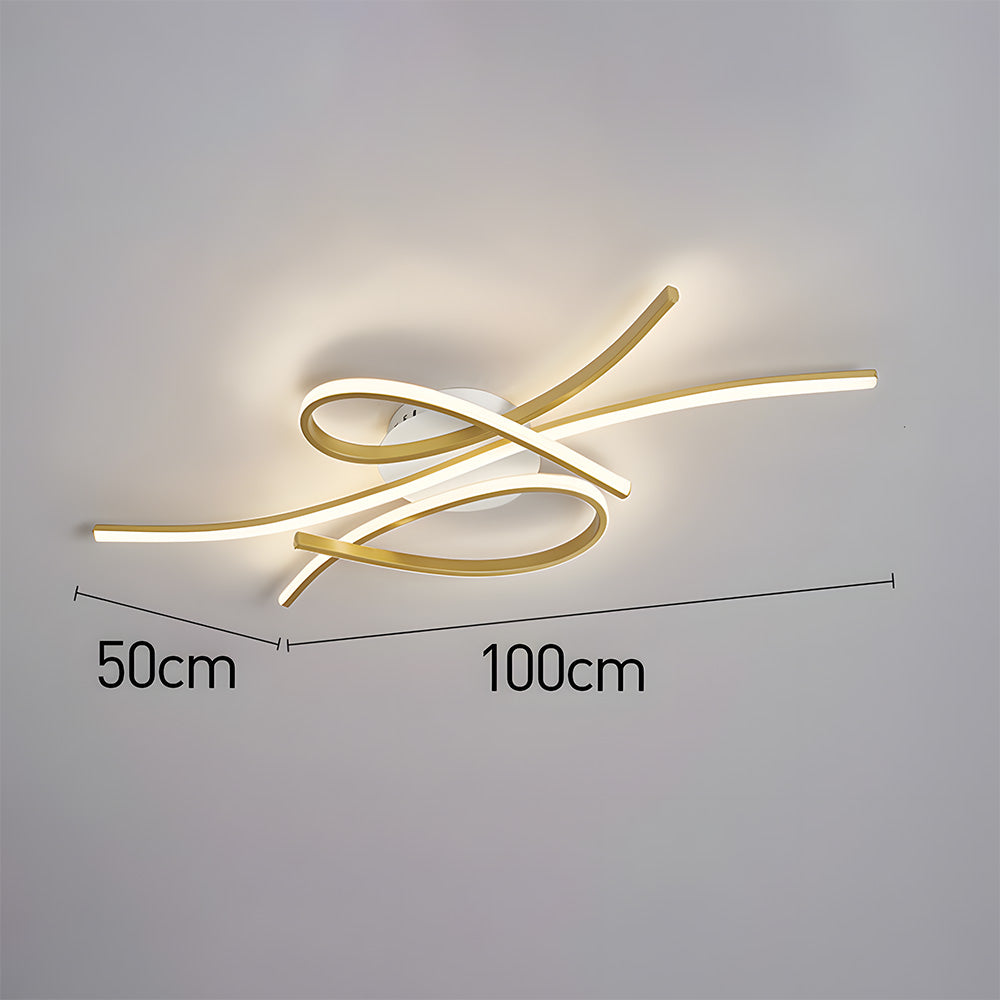 SymphonieLicht: Lampada da soffitto LED a note musicali – unica e decorativa per soggiorno e camera da letto