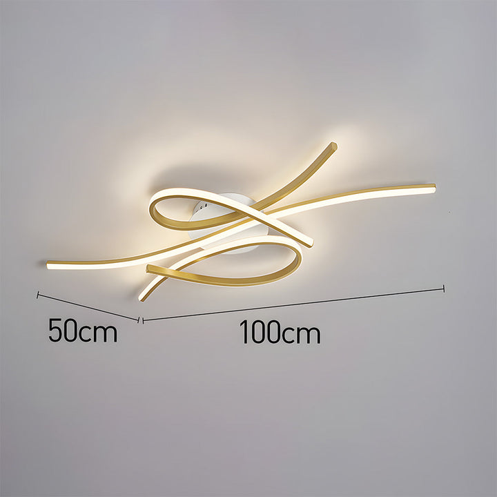 SymphonieLicht: Lampada da soffitto LED a note musicali – unica e decorativa per soggiorno e camera da letto