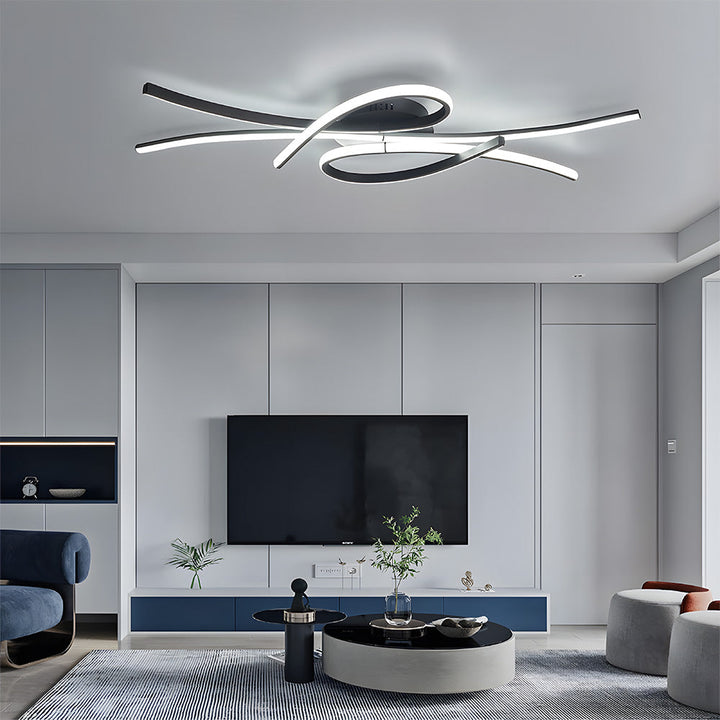 SymphonieLicht: Lampada da soffitto LED a note musicali – unica e decorativa per soggiorno e camera da letto