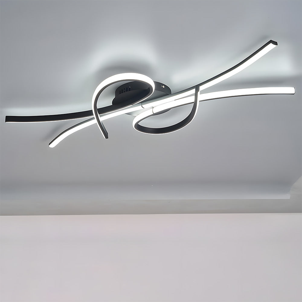 SymphonieLicht: Lampada da soffitto LED a note musicali – unica e decorativa per soggiorno e camera da letto