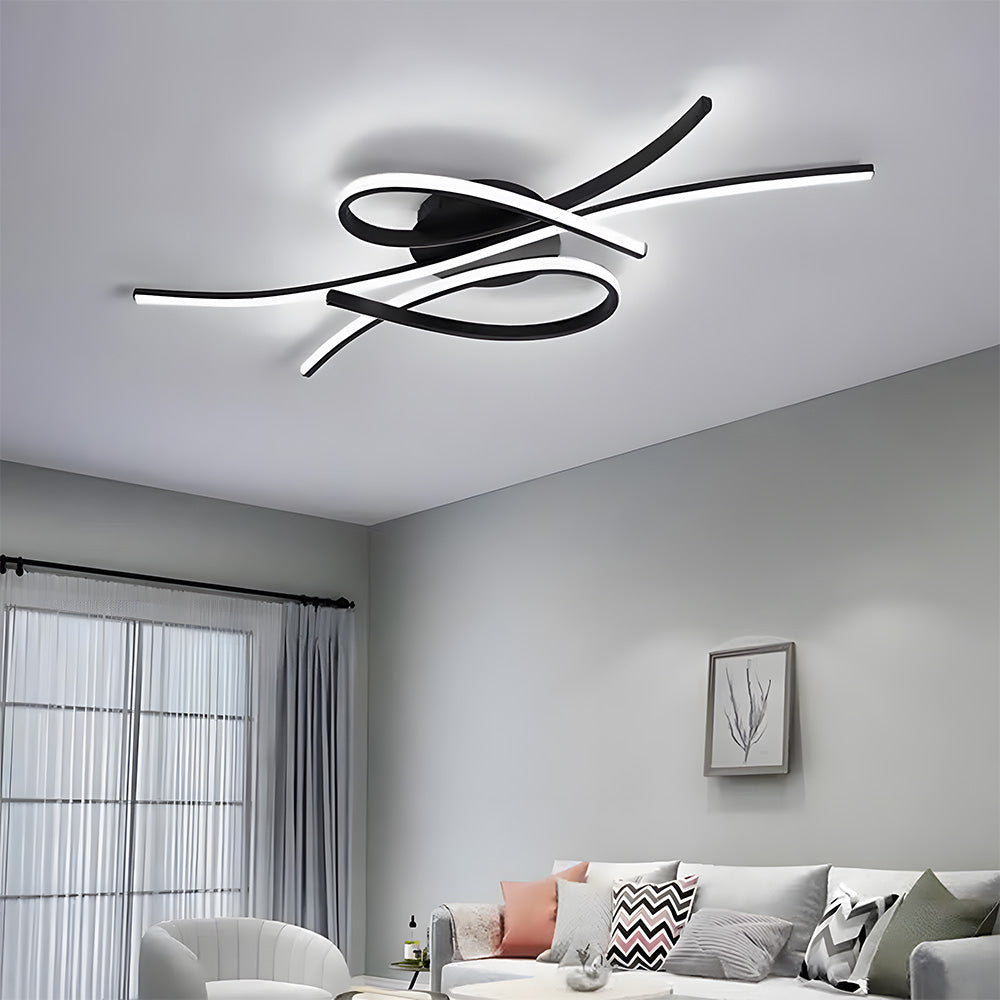 SymphonieLicht: Lampada da soffitto LED a note musicali – unica e decorativa per soggiorno e camera da letto