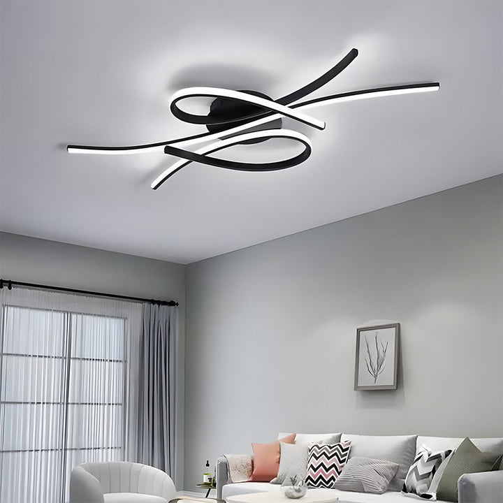 SymphonieLicht: Lampada da soffitto LED a note musicali – unica e decorativa per soggiorno e camera da letto