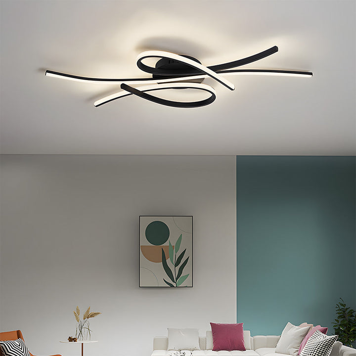 SymphonieLicht: Lampada da soffitto LED a note musicali – unica e decorativa per soggiorno e camera da letto