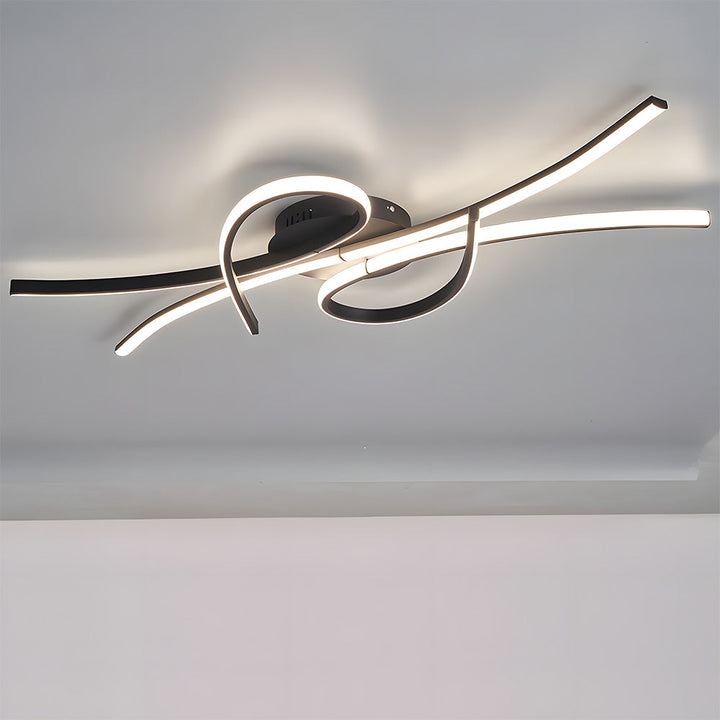 SymphonieLicht: Lampada da soffitto LED a note musicali – unica e decorativa per soggiorno e camera da letto