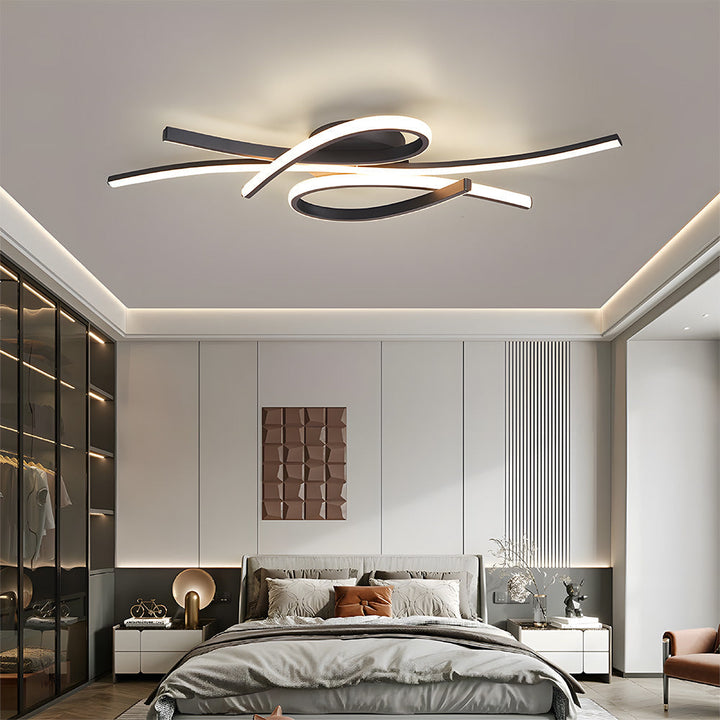SymphonieLicht: Lampada da soffitto LED a note musicali – unica e decorativa per soggiorno e camera da letto