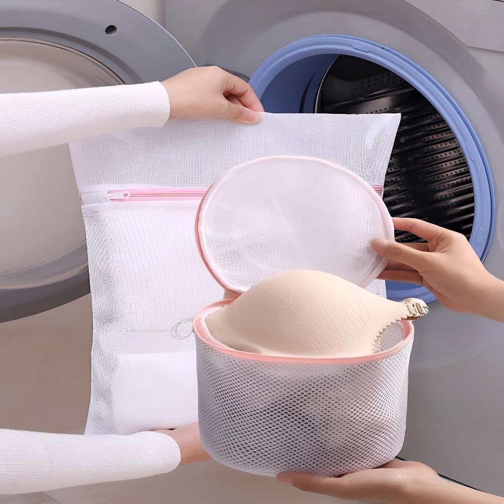 TextilSchutz: Sacco per la biancheria in rete – resistente, pratico e perfetto per biancheria intima, bluse e biancheria per bambini