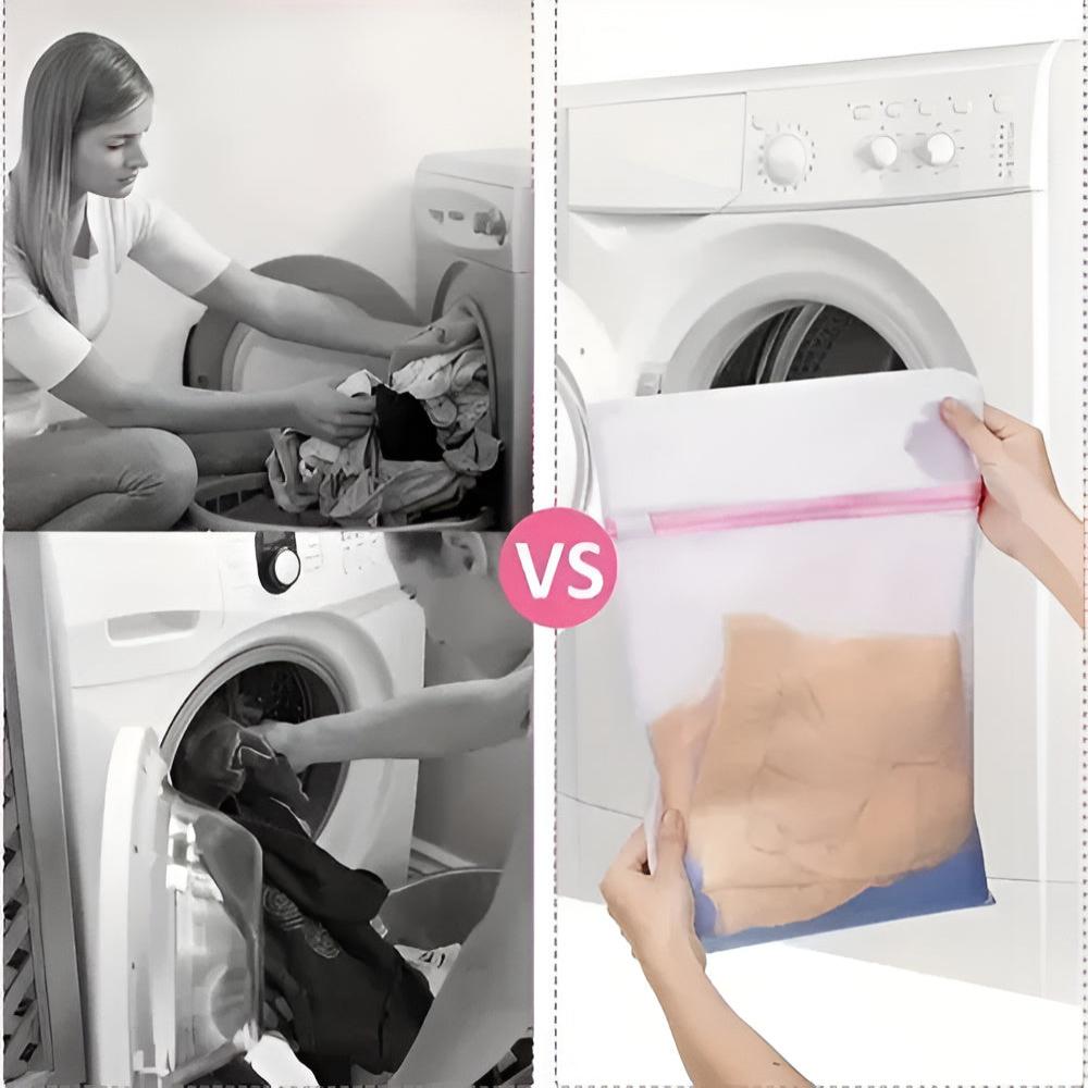 TextilSchutz: Sacco per la biancheria in rete – resistente, pratico e perfetto per biancheria intima, bluse e biancheria per bambini