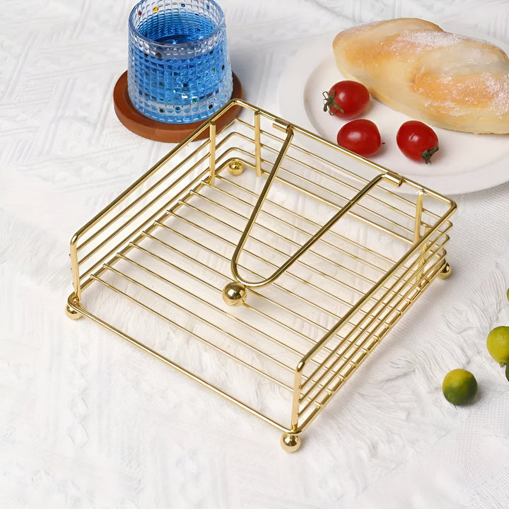 TischGlanz: Portaserviettes in ferro – moderno, decorativo e durevole per cucina e tavolo da pranzo