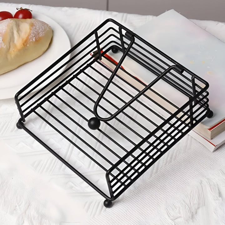 TischGlanz: Portaserviettes in ferro – moderno, decorativo e durevole per cucina e tavolo da pranzo