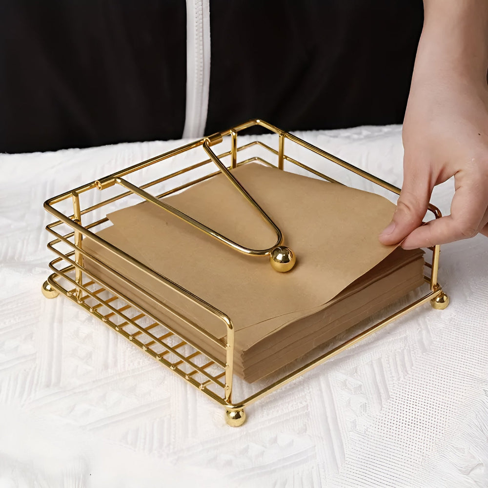TischGlanz: Portaserviettes in ferro – moderno, decorativo e durevole per cucina e tavolo da pranzo