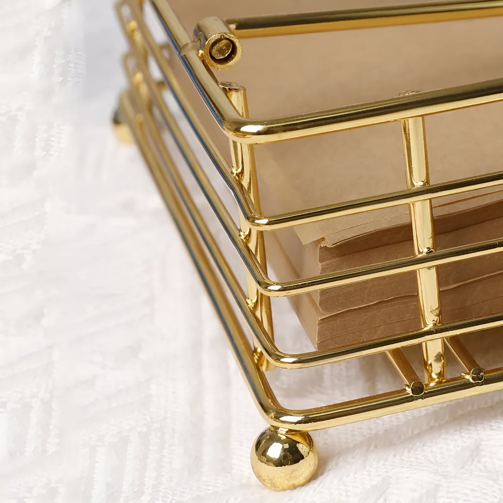 TischGlanz: Portaserviettes in ferro – moderno, decorativo e durevole per cucina e tavolo da pranzo