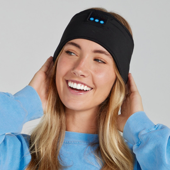 TraumBand: Maschera da sonno Bluetooth – confortevole, oscurante e rilassante per notti riposanti