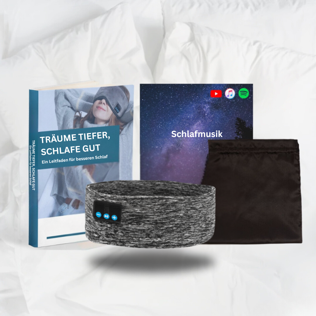 TraumBand: Maschera da sonno Bluetooth – confortevole, oscurante e rilassante per notti riposanti