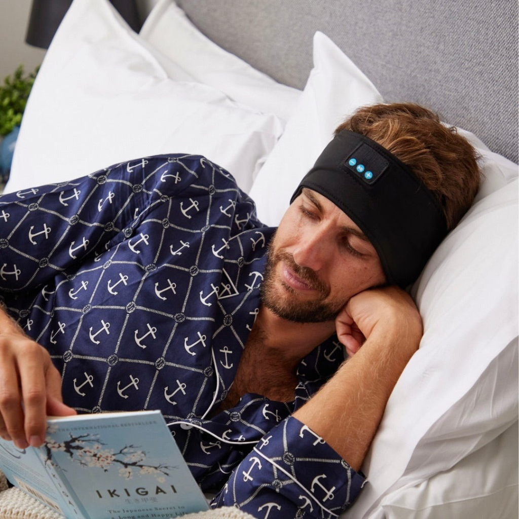TraumBand: Maschera da sonno Bluetooth – confortevole, oscurante e rilassante per notti riposanti
