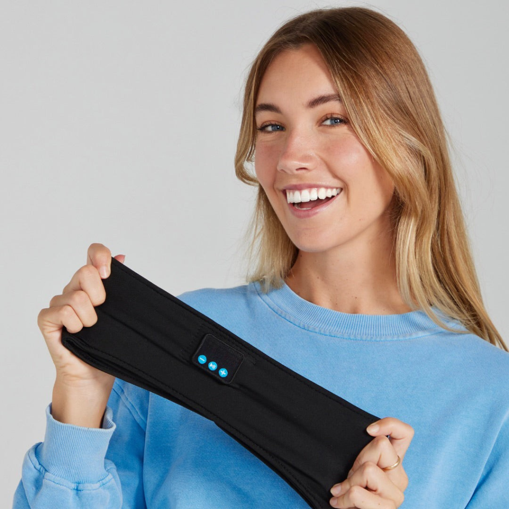 TraumBand: Maschera da sonno Bluetooth – confortevole, oscurante e rilassante per notti riposanti