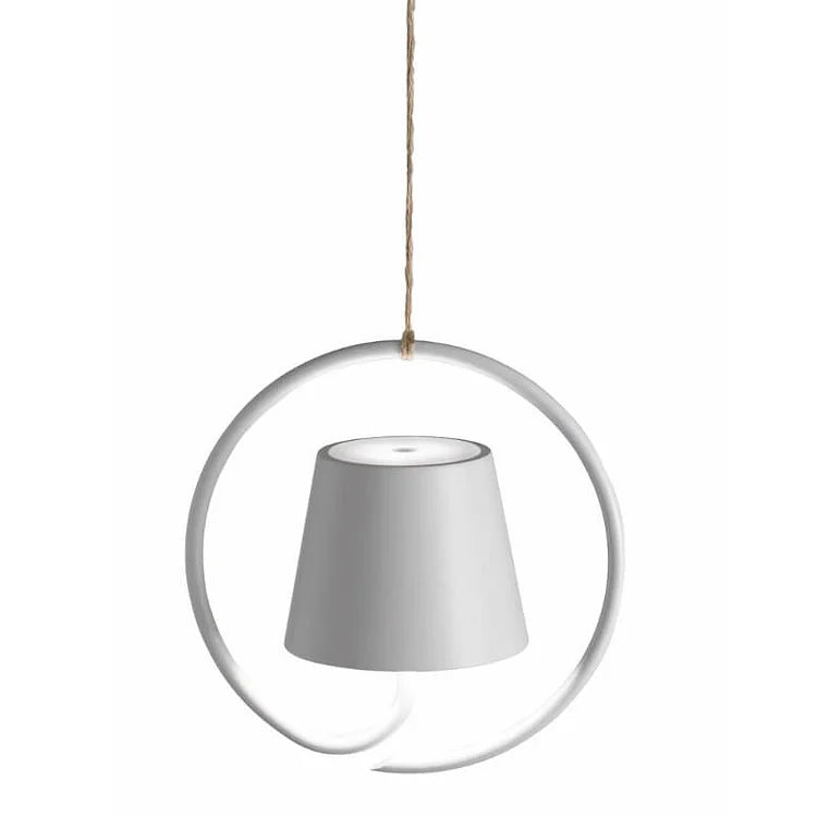 TrendiLight: Lampada a sospensione ricaricabile con dimmer touch – Elegante lampada a LED per giardino e soggiorno
