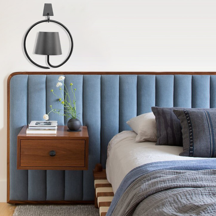 TrendiLight: Lampada a sospensione ricaricabile con dimmer touch – Elegante lampada a LED per giardino e soggiorno