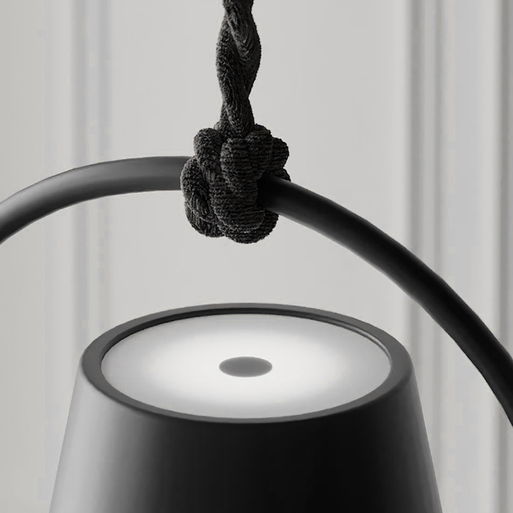 TrendiLight: Lampada a sospensione ricaricabile con dimmer touch – Elegante lampada a LED per giardino e soggiorno