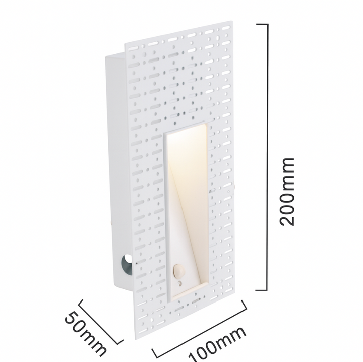 TreppenSchutz: Applique LED in acciaio inossidabile con sensore di movimento e design slanciato – per scale e passaggi