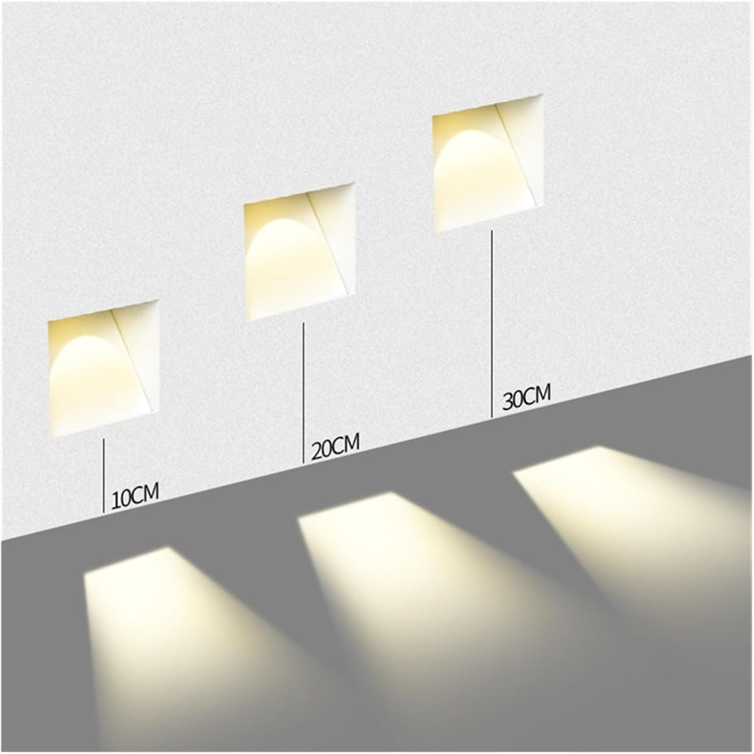 TreppenSchutz: Applique LED in acciaio inossidabile con sensore di movimento e design slanciato – per scale e passaggi