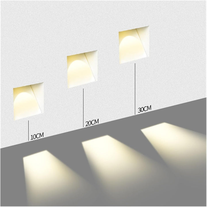 TreppenSchutz: Applique LED in acciaio inossidabile con sensore di movimento e design slanciato – per scale e passaggi