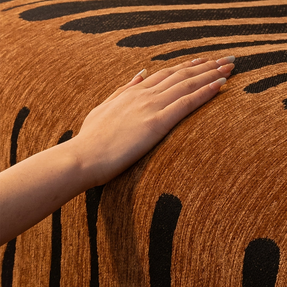 Copertura per Divano Chenille Geometrico Tribale