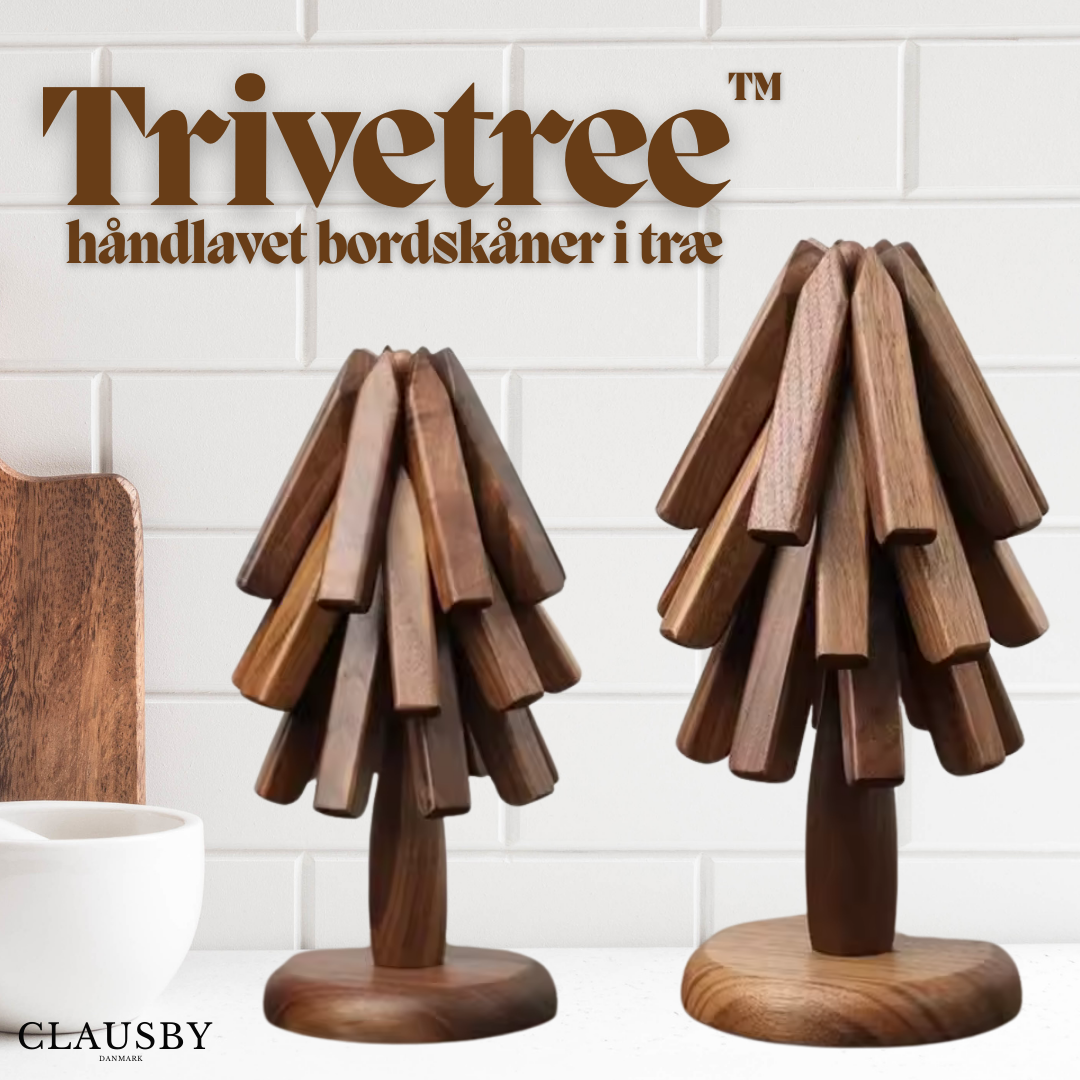 Trivetree™ – Sottopentola in legno e tovaglietta resistente al calore