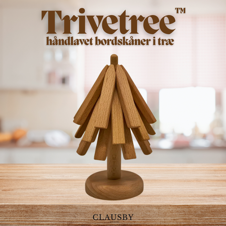 Trivetree™ – Sottopentola in legno e tovaglietta resistente al calore