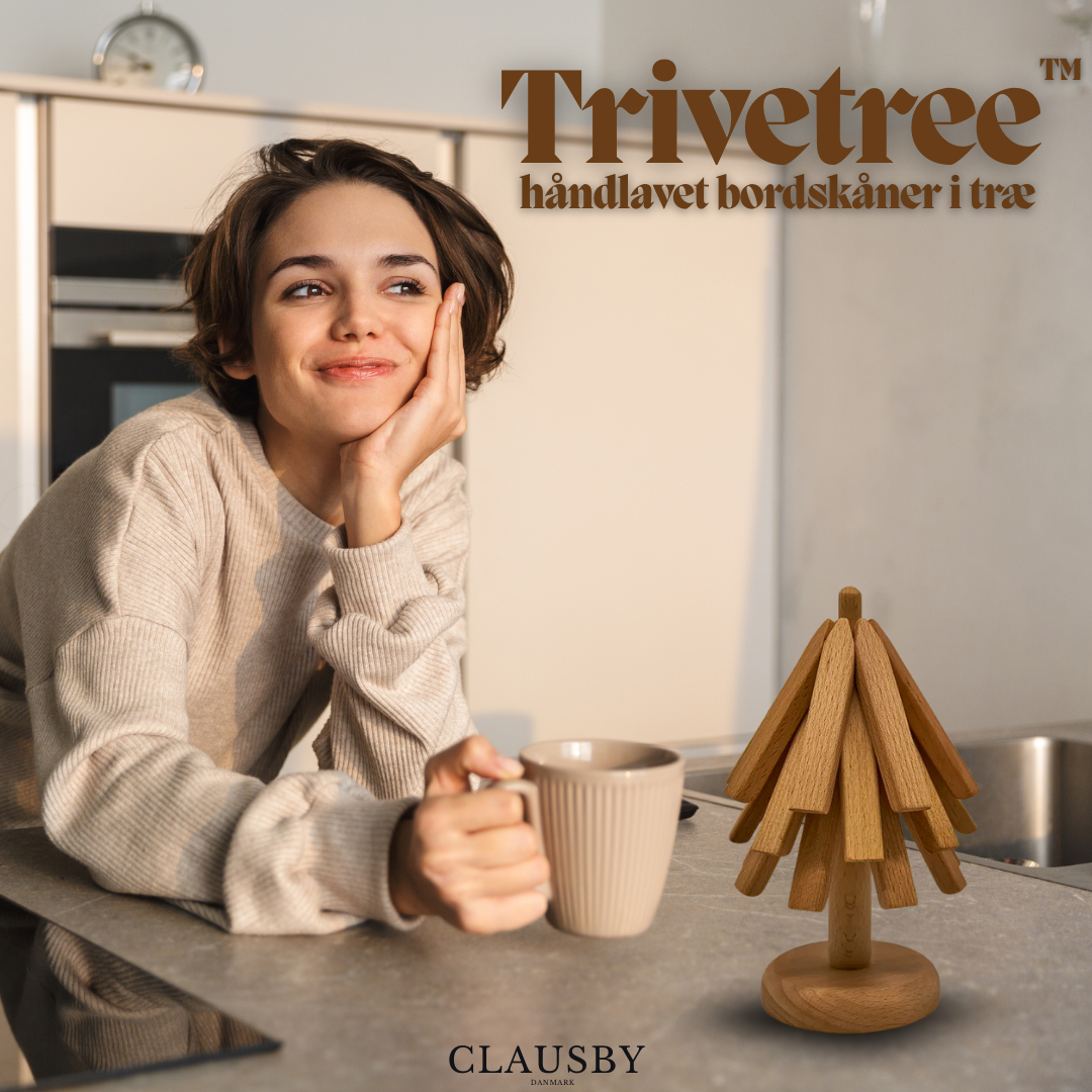 Trivetree™ – Sottopentola in legno e tovaglietta resistente al calore