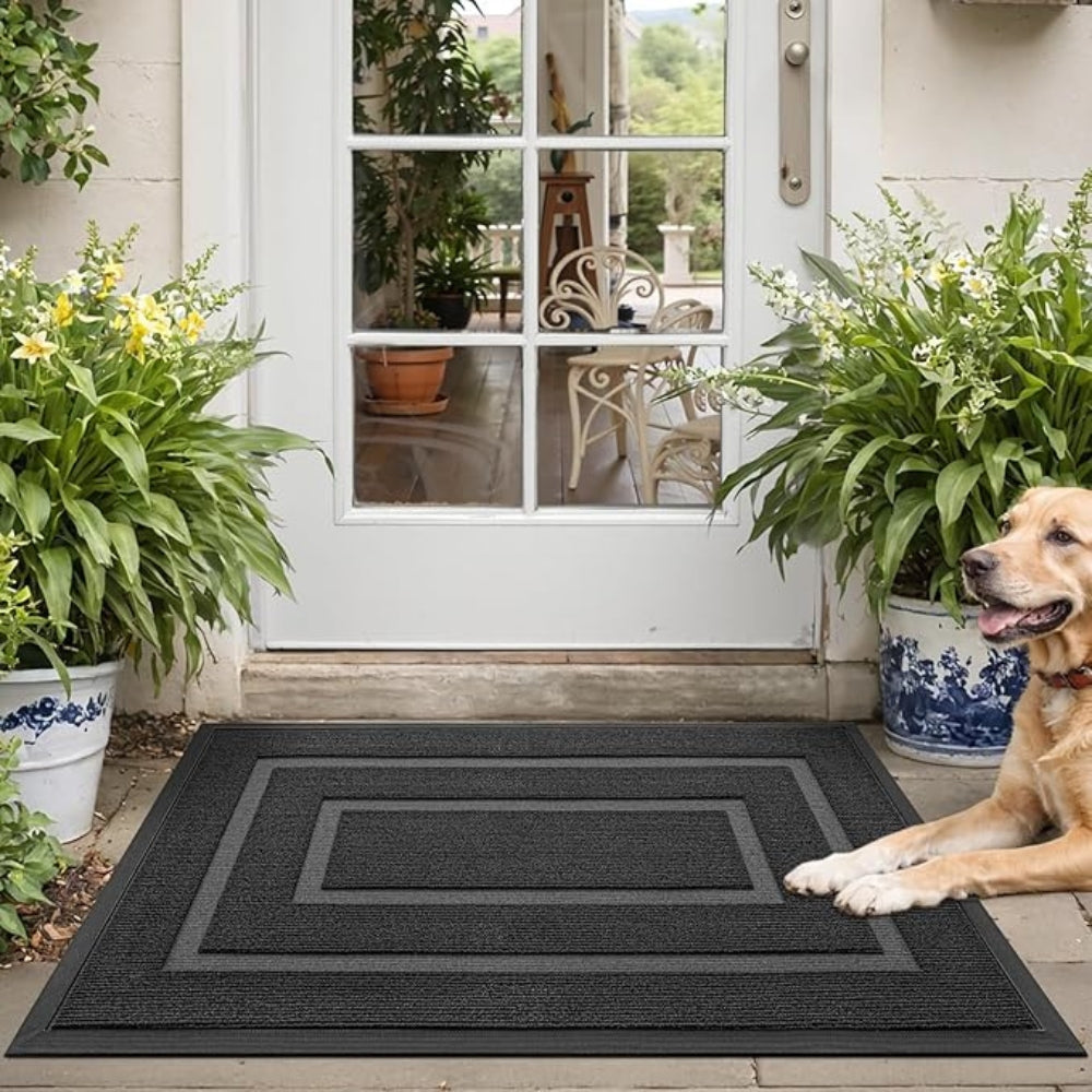 TrockenSchritt: tappeto moderno – leggero, lavabile e decorativo per corridoio, patio e ingresso