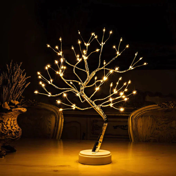 LumiTree™ Lampada Albero LED Magica | Luce Ambientale per Relax &amp; Benessere | Flessibile e Fatta a Mano
