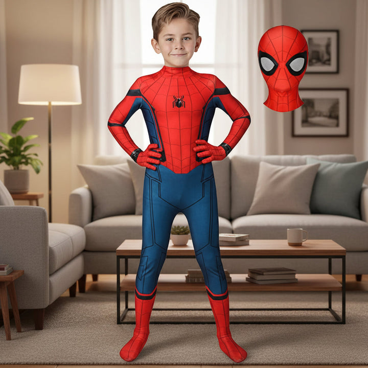 EROE ARACNIDE – Costume da Supereroe Autentico per Bambini e Adulti