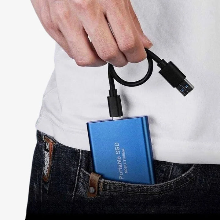 Disco Rigido Esterno SSD Portatile USB 3.1 Ultra Veloce di Backup