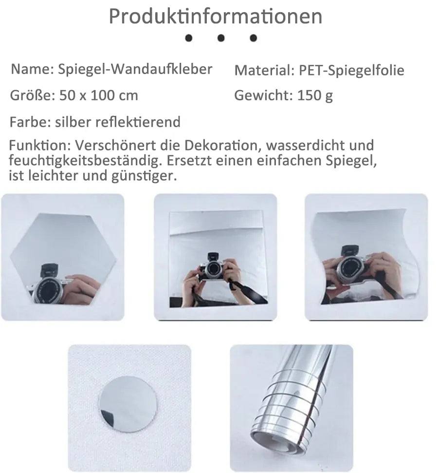 Specchio Ultra-Flessibile a Prova di Rottura