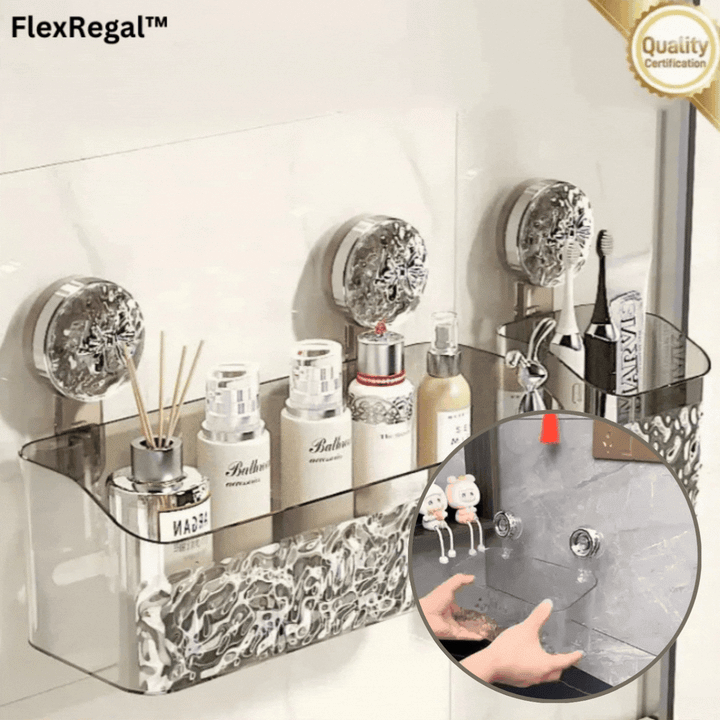 FlexRegal™ Organizzatore per Bagno senza Foratura